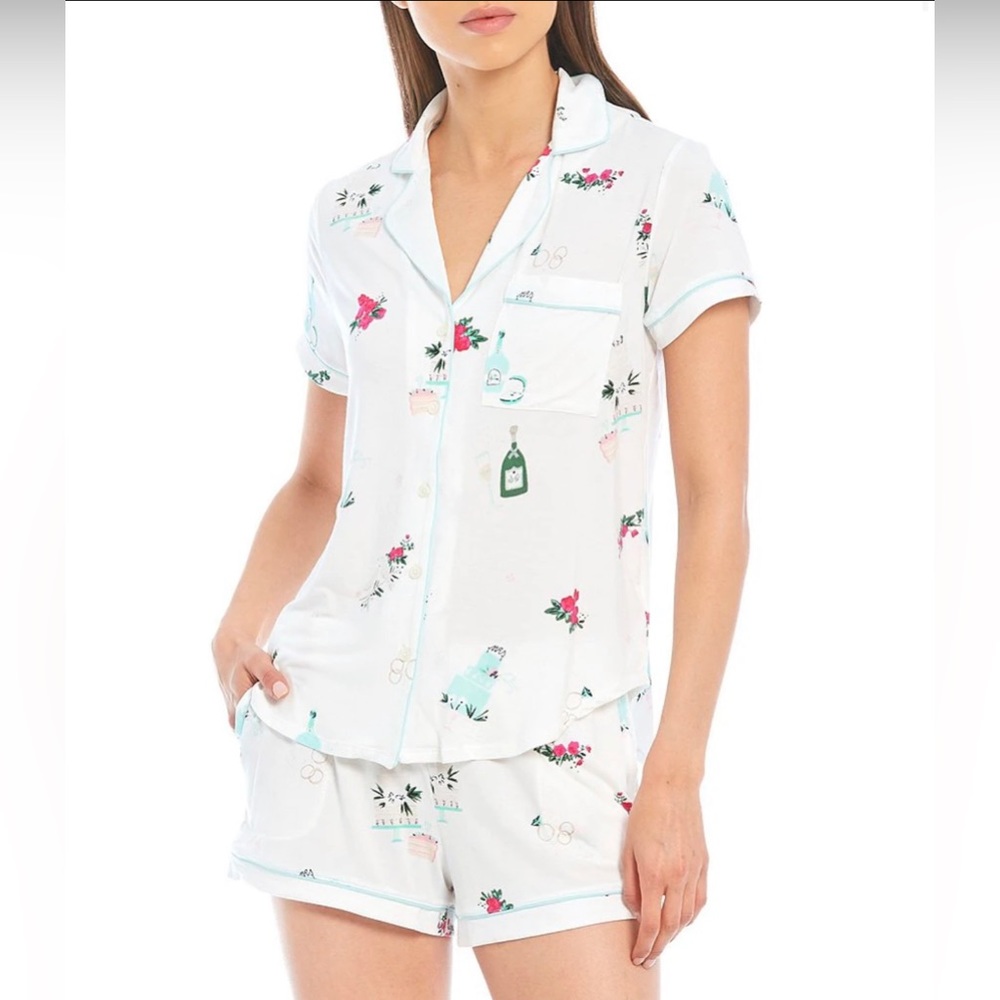 Kate Spade Celebration Printed Knit Pajama Set (M)